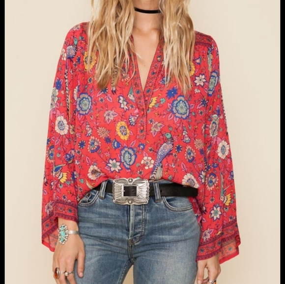 Paradise Found Blouse Lovebird - Picture 2 of 6